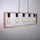 just light. FRANKY 5-flg. E27 100 cm rechteckig schwarz