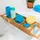 Relaxdays Badewannenablage ausziehbar Holz Braun