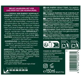 Logona Age Energy Kopfhaut-Tonikum 150 ml