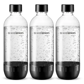 Sodastream PET-Flasche 3 x 1 l schwarz