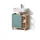 livinity® Waschbeckenunterschrank Marano 60 x 65 x 35 cm Blau