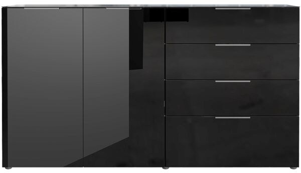Produktbild Germania-Werke Sideboard »Oakland« breit schwarz, 184x102x42 cm