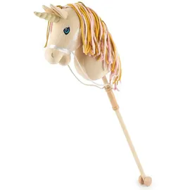 Bieco Steckenpferd Einhorn Aurora Ohne Griff Und Mit Rollen | Multicolor | One Size
