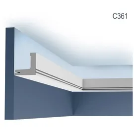 Orac Deckenleiste Orac C361 Weiß 2 St. 200 x 5 x 5 cm