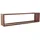 hiyard Brennholzregal Metall 199 x 49 cm Braun