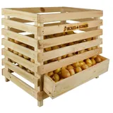 Esschert Design Kartoffelkiste aus Holz-