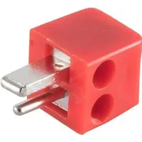 ShiverPeaks Lautsprecher-Winkelstecker, schraubbar, Lautsprecher Bausatz, Rot