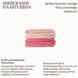 Waschies Handtuchset 2-tlg. pink/rosa