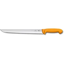Victorinox Küchenmesser Swibo Plätzlimesser Normaler Schliff gelb 31 cm Klingenlänge Messer, schwarz