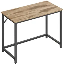 VASAGLE Schreibtisch 100 cm x 76 cm x 50 cm Braun-Schwarz