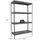 Proregal Schwerlastregal Metal Yeti Four HxBxT 200x150x45cm | Fachlast 400kg | Grau Metall, 150x200x45 cm Freizeit, Heimwerken, Werkstatt, Schwerlastregale