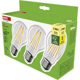EMOS LED Lampe Filament A60 A CLASS, E27 3,8W 60W 806lm, Warmweiß