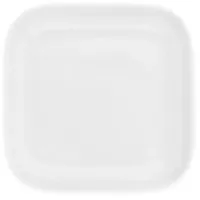 Kahla 207761A90020C Pronto Deckelchen eckig 10x10 cm | weißes Servierschälchen aus Porzellan