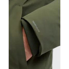 JACK & JONES 12278782_1927_S, Anorak, Uni, Erwachsener, Reißverschluss, Polyester, grün - Grün - S