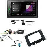 Pioneer DMH-A3300DAB USB DAB+ Digitalradio Einbauset für Suzuki Jimny GJ ab 2018