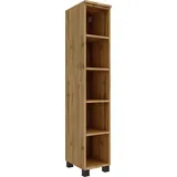 WELLTIME Regal 25 x 35 x 130 cm Braun