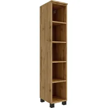 WELLTIME Regal 25 x 35 x 130 cm Braun