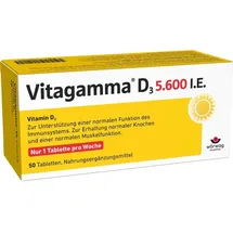 Wörwag Pharma Vitagamma D3 5.600 I.E. Vitamin D3 NEM Tabletten 50 St.