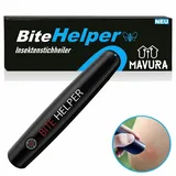 MAVURA Insektenstichheiler BiteHelper Pen Elektronischer Stichheiler Insektenstiche, Mückenstich Heiler Stift Instektenstichstift Bite Juckreiz Away schwarz