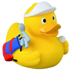 Quietsche-Ente "Golfer"