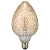 Nordlux E27 Basic Line Nut LED-Filament Leuchtmittel 1,5W Extra Warmweiß Bernstein