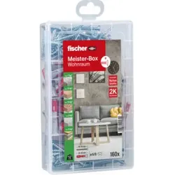 fischer Meister-Box Wohnraum + Schrauben (160 Teile)