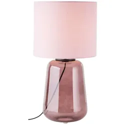 Brilliant Tischleuchte Hydra Stoff Violett Lila