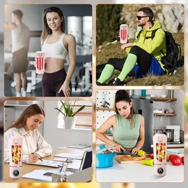 miuuipi Tragbarer Mixer Mini-Standmixer Smoothie-Maker