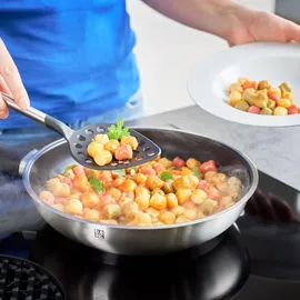 Rösle Gourmet-Set Pasta "Basic Line" 2-tlg., Spaghettiheber und Schaumlöffel, schwarz/silbern
