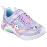 SKECHERS Sneaker »UNICORN CHASER«, Blinkschuh, LED Schuh, Klettschuh mit blinkendem Einhorn, Gr. 31, lavendel-multi, , 65052255-31