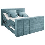 Carryhome Boxspringbett Petrol, + 180x200 cm,