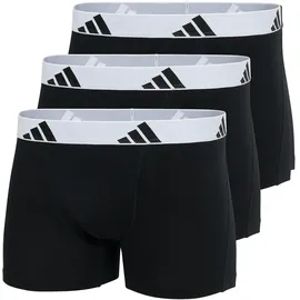 adidas Active Flex Cotton Trunk Schwarz / Weiß S 3er Pack