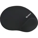 Sandberg Gel Mousepad mit Handgelenkstütze Schwarz