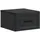 vidaXL Nachtschrank 34,5 x 33 x 20 cm Schwarz