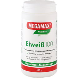 Eiweiss 100 Haselnuss Megamax Pulver 400 g