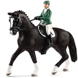 schleich 42358 Springreiterin mit Pferd, für Kinder ab 5 Jahren, HORSE CLUB - Spielset