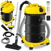 MASKO® 6IN1 Industriestaubsauger Staubsauger Nass Trocken Sauger Aschesauger 2300W + Steckdose ✓ Blasfunktion ✓ Trocken-Saugen & Nass-Saugen & ohne Beutel beutellos,