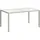 vidaXL Gartentisch 150 x 90 x 75 cm Weiß