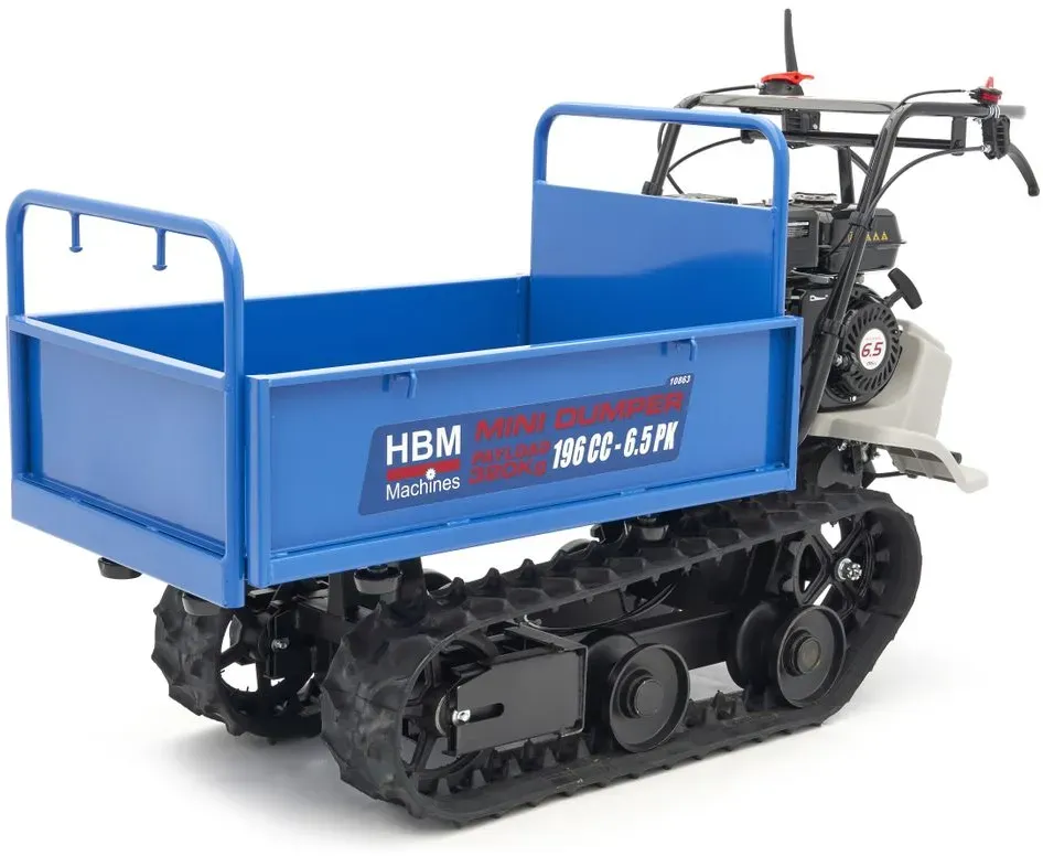 HBM Professional 320 kg Minidumper auf Raupen 196 cc - 6,5 PS