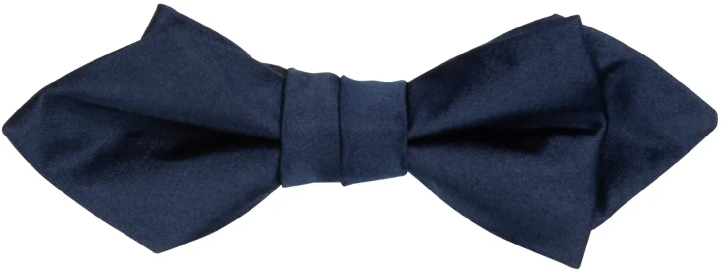 Fliege SEIDENSTICKER "Schwarze Rose", Herren, blau, Seide, unifarben, Fliegen, Fliege Uni