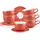 SELTMANN WEIDEN Liberty Pure Colors Milchkaffeetasse 0,38 l Flamingo Red 6 St.