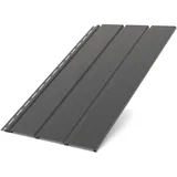 Kunststoffpaneele Anthrazit RAL 7021 PVC Paneele Wandpaneele Deckenpaneele Unterdachverkleidung (Farbmuster/Materialmuster)