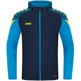 Jako Performance Kapuzenjacke blau 2XL