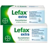 Bayer Lefax extra Kautablette Doppelpack 2X50 St