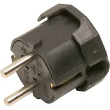 REV Ritter Schutzkontakt Flachstecker Schwarz