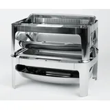 APS Rolltop-Chafing Dish "ELITE", Speisewärmer, Silber