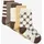 MINYMO Socks w. Pattern 5-Paar Braun 35-38