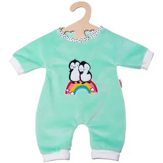Heless Puppen-Strampler Pinguin Pünktchen Grün 2181