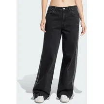 adidas Adicolor Denim 3-Streifen Trainingshose - True Black Denim - 34-32