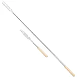 Infactory 3in1-Teleskop-Messer Set bis 67,5 cm Edelstahl